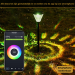 Afbeelding in Gallery-weergave laden, Lueas solar tuinlamp met app
