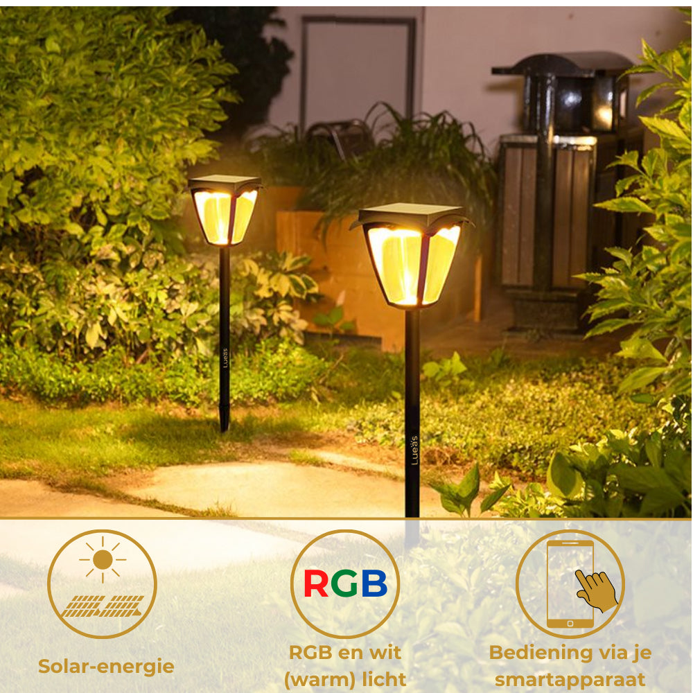 Solar Lamp - LED lantern telephone controllable