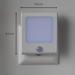 2 x dimbaar stopcontact lampje met bewegingssensor