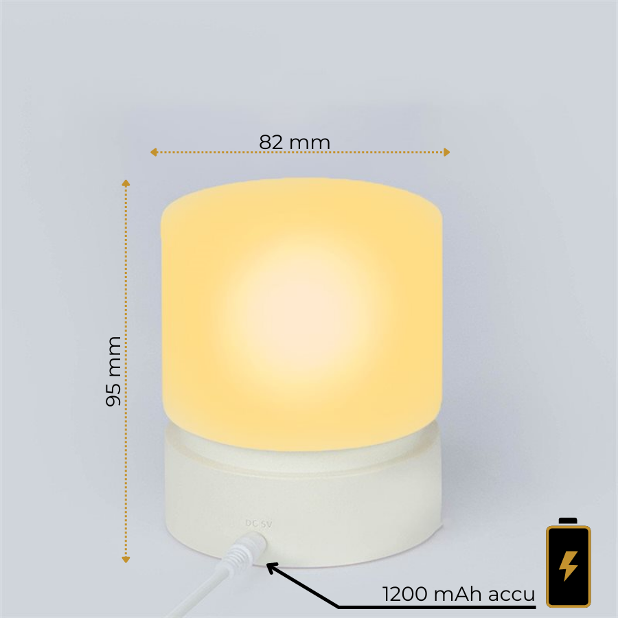 Draadloze tafel-/nacht lamp – Mini Led-lamp