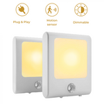 Load image into Gallery viewer, 2 x dimmable socket light with motion sensor
